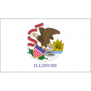 3'x5' Illinois State Flag Nylon
